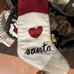 Pottery barn stocking.
